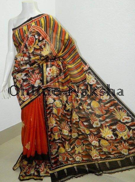 Sona Utsah pure silk batik saree