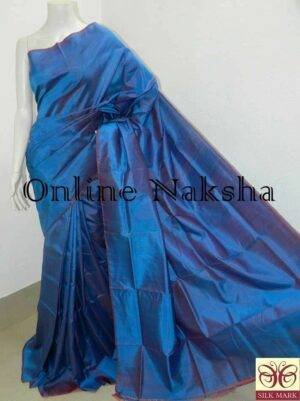 Plain Silk Saree Handloom