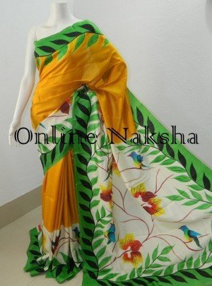 Painted Pattu Saree Online