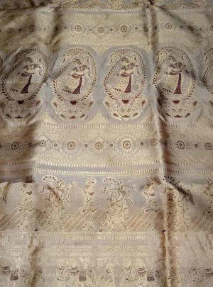 Minakari Handloom Swarnachari Saree