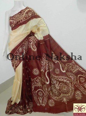 Hand Batik Saree Online