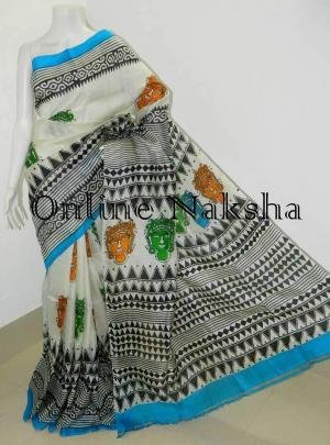 Hand Block Printed Sarees