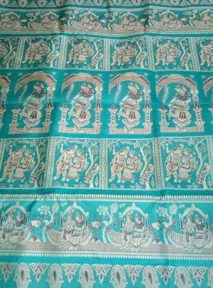 Bishnupuri Baluchari Pure Silk Saree