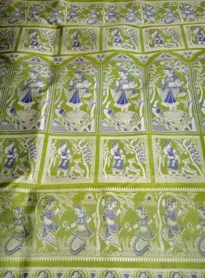 Latest Bishnupuri Baluchari Saree