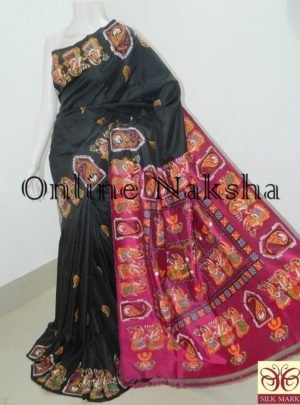 Pattachitra Silk Saree