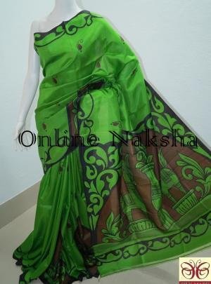 Vintage Handpainted Saree Online