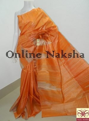 Temple Bordered Kosa Silk Saree