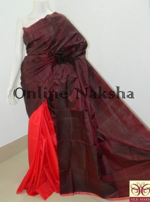 Pure Silk Plain Handloom Saree