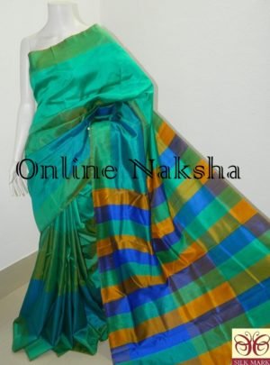 Bishnupuri Pure Silk Katan Saree Online 4091
