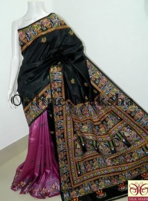 Exclusive Hand Paint Patachitra Shari