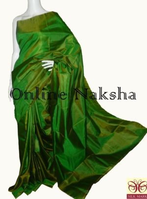 Green Handloom Pure Silk Saree Online