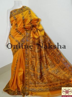 Bishnupuri Baluchari Pure Silk Sari Online