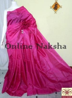 Handloom Soft Pure Silk Plain Saree